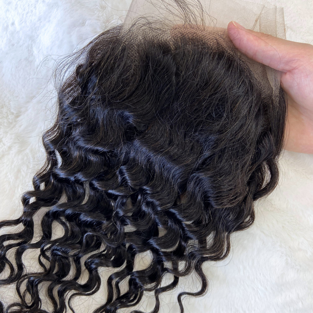 Deep Wave 4X4/5X5/13x4 Lace Closure & Frontal