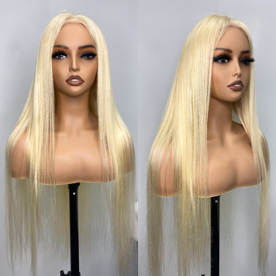 We Heart Hair 13x4 Lace Front Blonde Human Hair Wig Straight