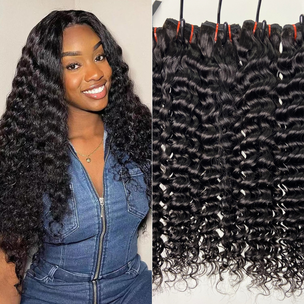 Cambodian 11A Deep Wave Curly Virgin Human Hair Bundle