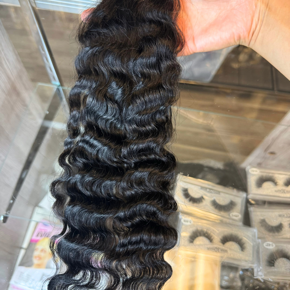 Burmese Curly 100% High Quality Virgin Human Hair Pre Plucked Lace Closure 2x6/5x5