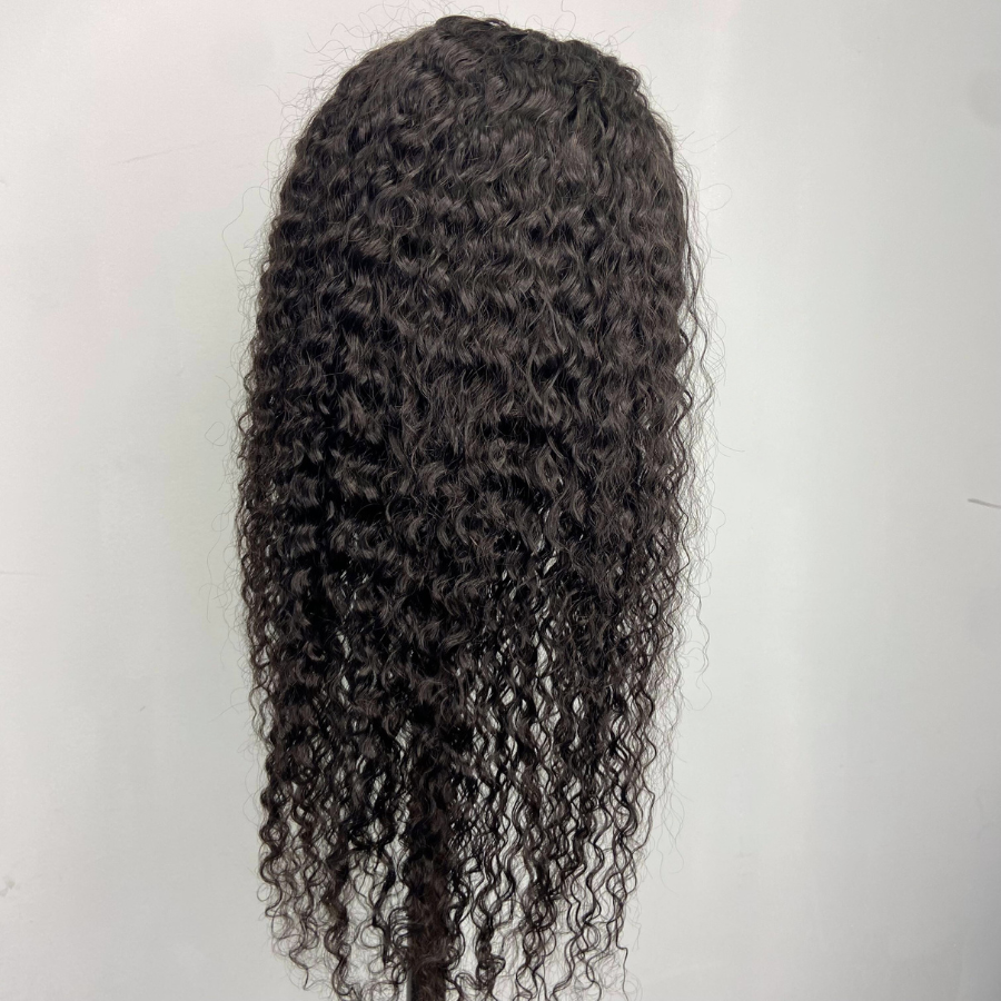 We Heart Hair 360 Lace Front Human Hair Wig Pre Plucked Malaysian Curly Natural Black Color