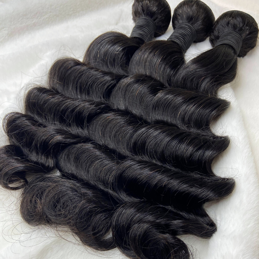 We Heart Hair 3 Bundles Indian Romance Wavy 100% Virgin Human Hair Loose Deep Wave Hair