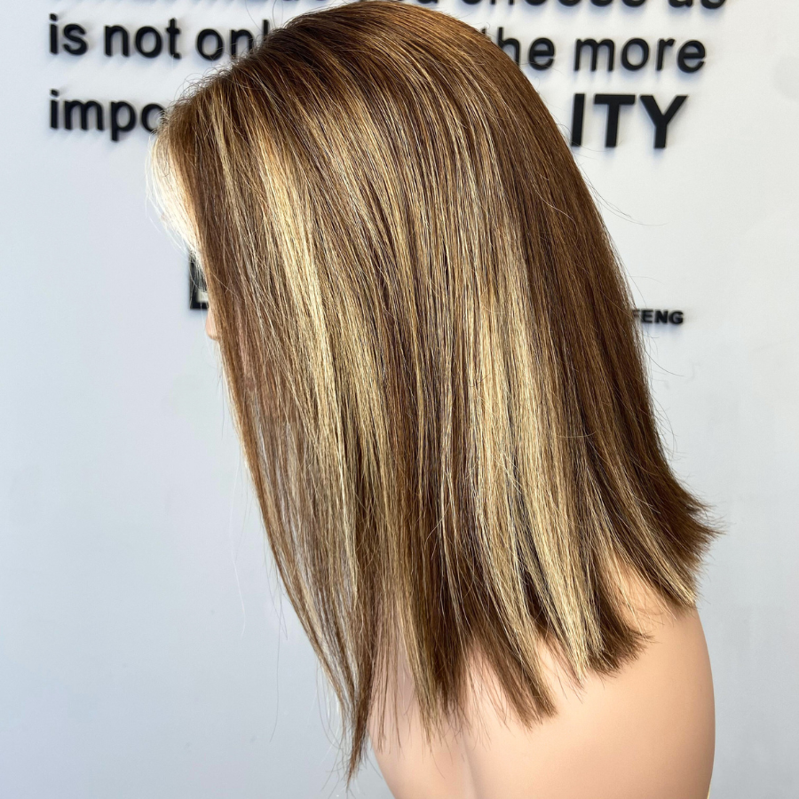 We Heart Hair Honey Blonde Highlight 13X4 Frontal Bob Wig