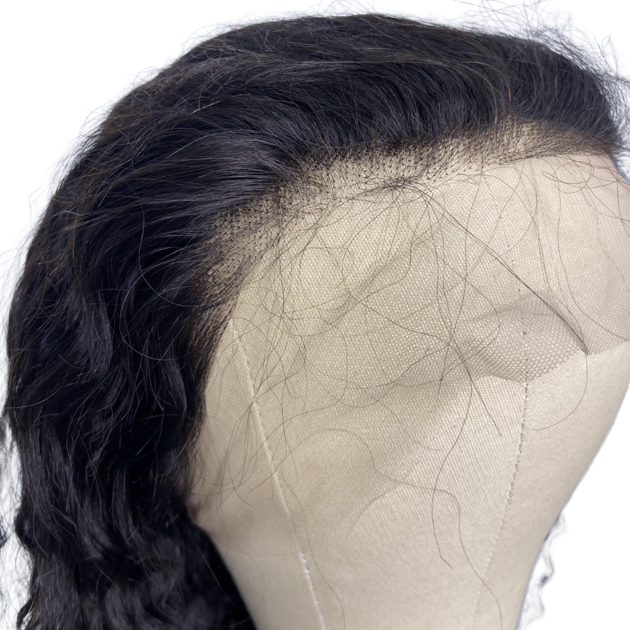 We Heart Hair 360 Lace Front Human Hair Wig Pre Plucked Malaysian Curly Natural Black Color