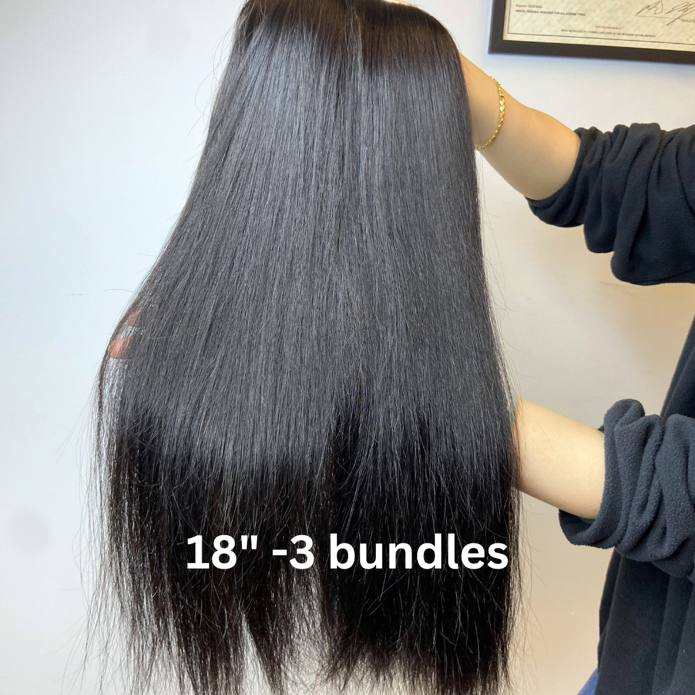 Cambodian 11A Virgin Human Hair Bundle Silky Straight 1 Bundle