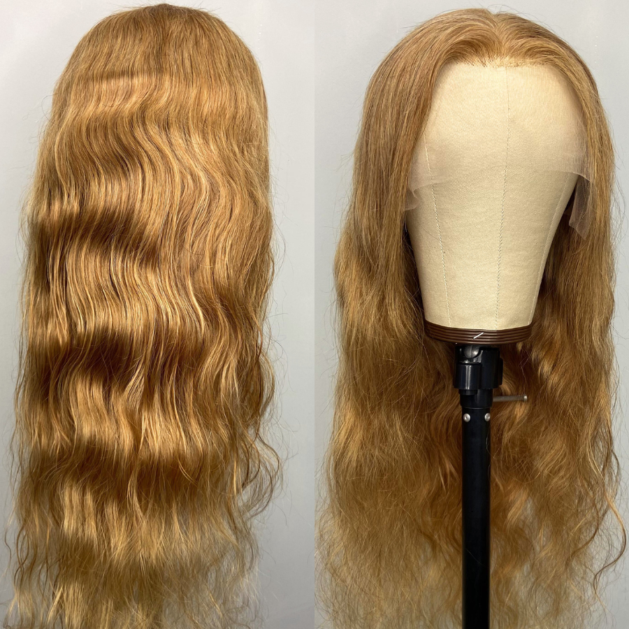 We Heart Hair Honey Blonde 13x4 Full Frontal Lace Front Human Hair Wig Body Wave