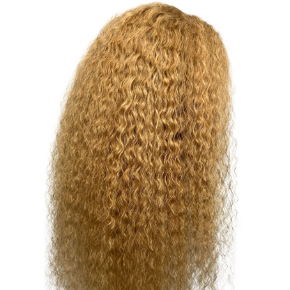We Heart Hair Honey Blonde Malaysian Curly Lace Front Human Hair Wig