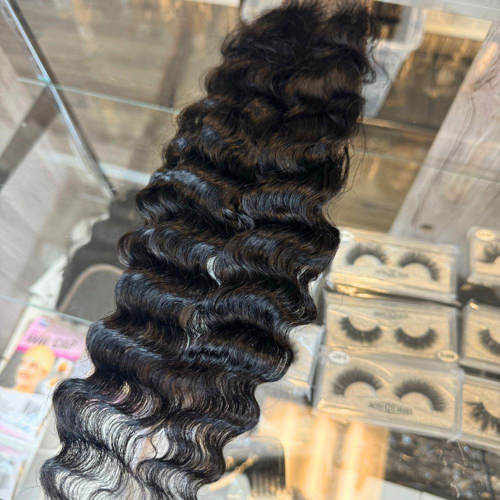 Burmese Curly 100% High Quality Virgin Human Hair Pre Plucked Lace Closure 2x6/5x5