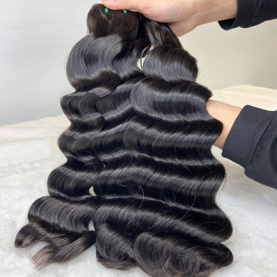 We Heart Hair Cambodian Double Drawn Hair Indian Romance Wave Natural Black 14 inch-26 inch
