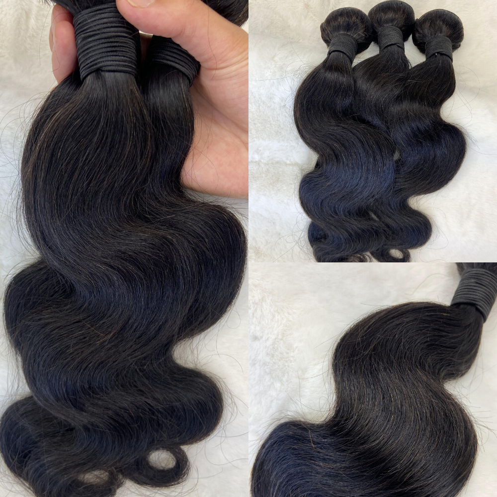 We Heart Hair Body Wave 3 Bundles Natural Black Virgin Human Hair