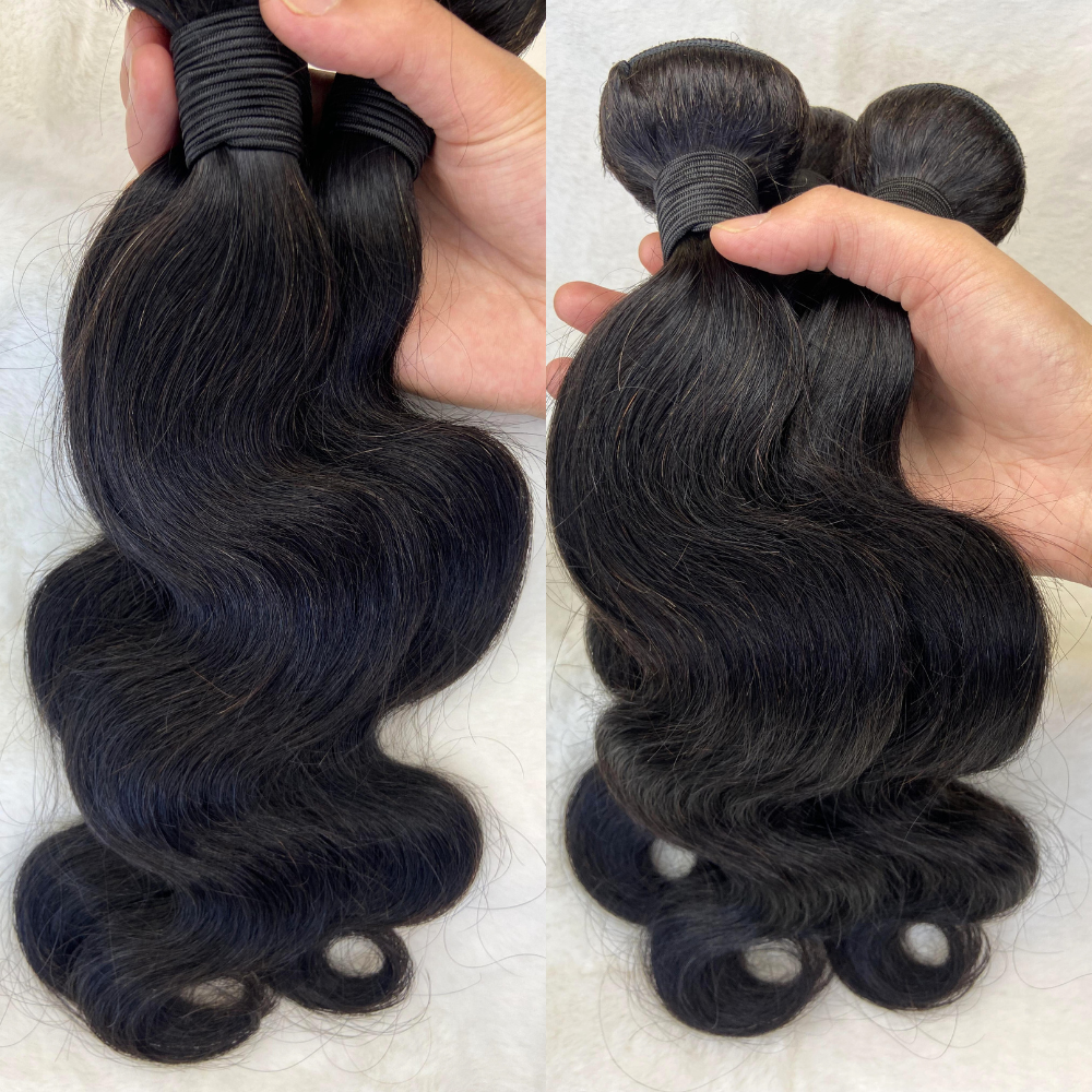 We Heart Hair Body Wave 3 Bundles Natural Black Virgin Human Hair
