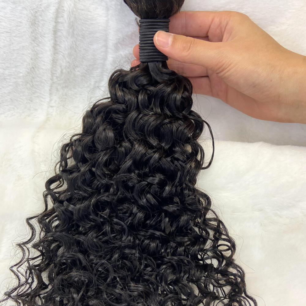 We Heart Hair Malaysian Curly 1PC Natural Black Unprocessed Virgin Human Hair