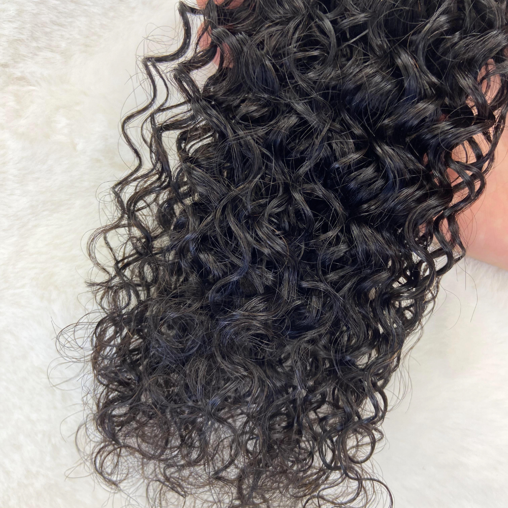 We Heart Hair Malaysian Curly 1PC Natural Black Unprocessed Virgin Human Hair