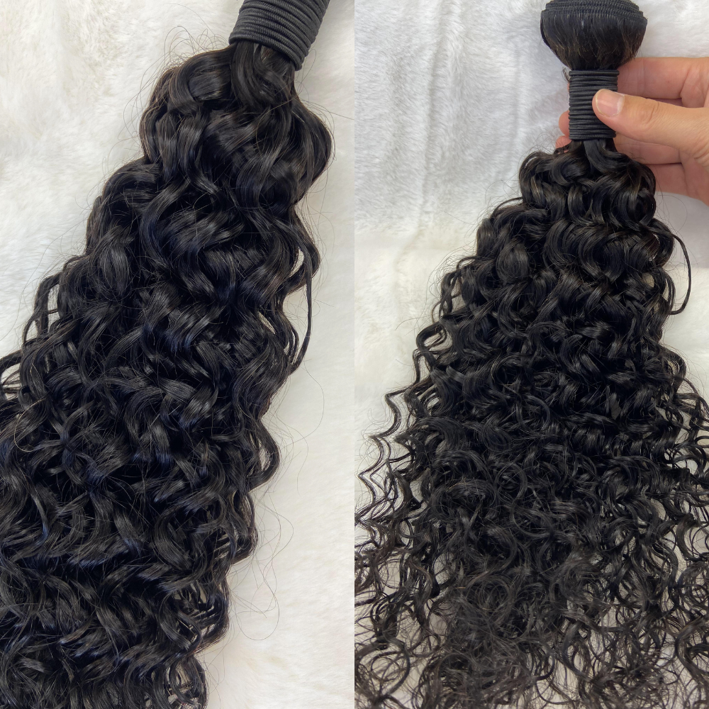 We Heart Hair Malaysian Curly 1PC Natural Black Unprocessed Virgin Human Hair