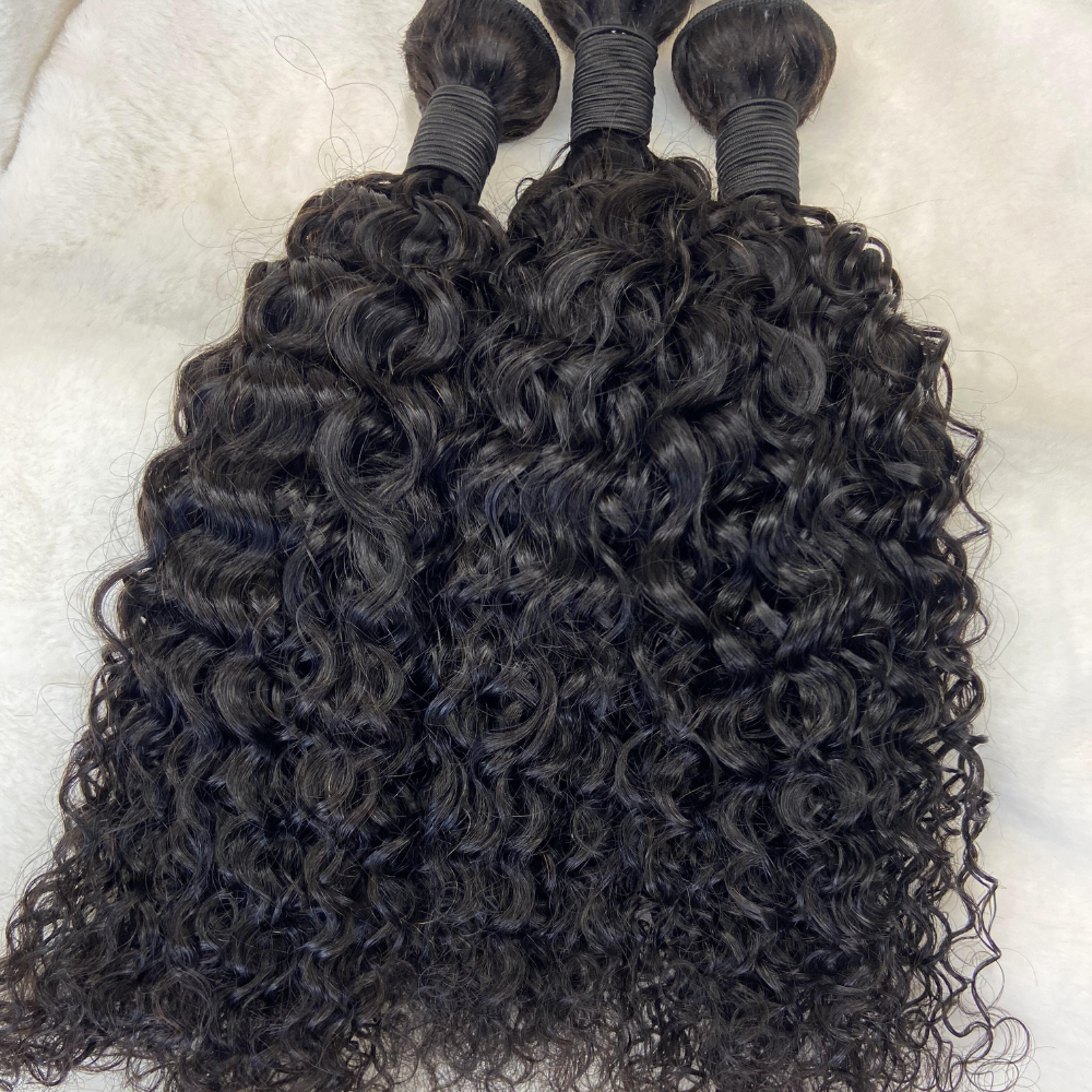 We Heart Hair 3 Bundles Malaysian Curly Natural Black Virgin Human Hair Bundle