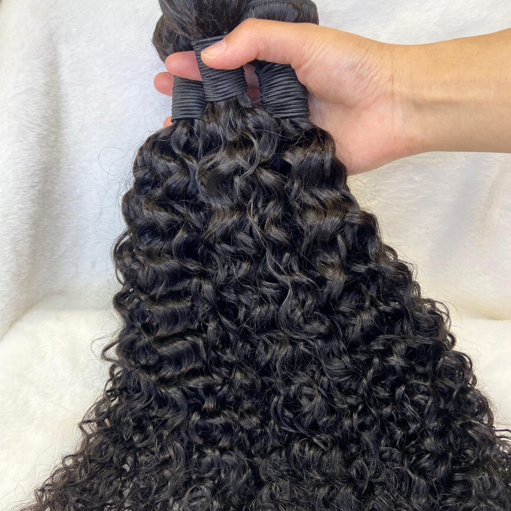 We Heart Hair 3 Bundles Malaysian Curly Natural Black Virgin Human Hair Bundle