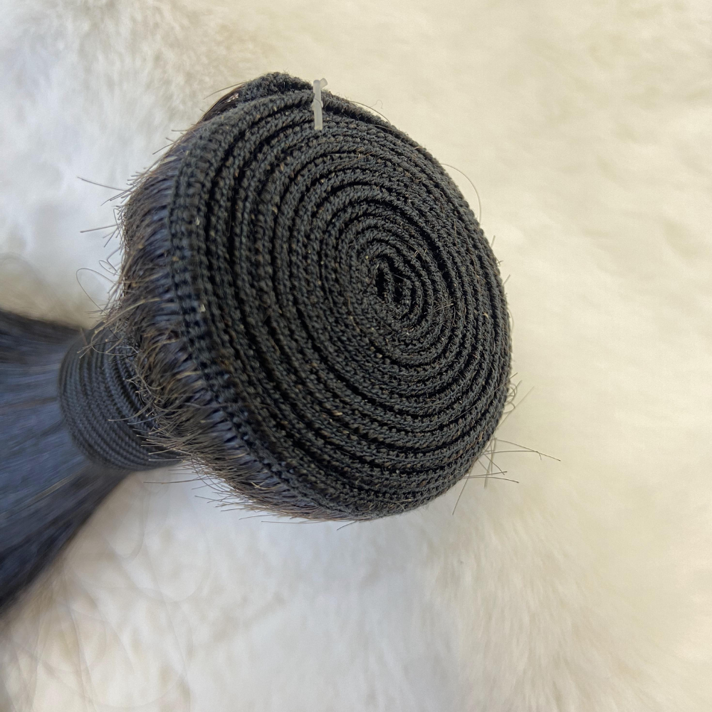 We Heart Hair 1PC Silky Straight 100% Virgin Human Hair Unprocessed Natural Black Hair Bundle