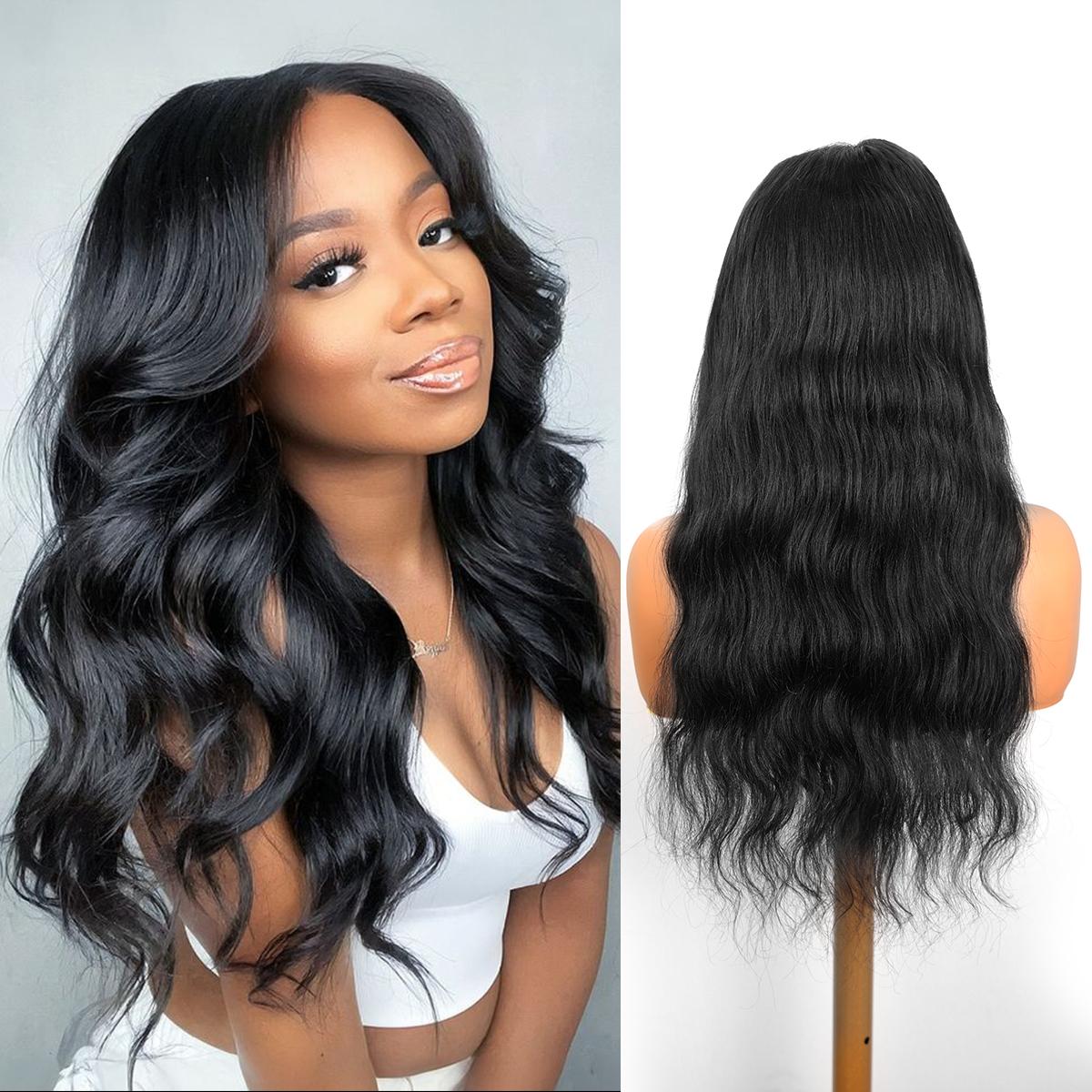 We Heart Hair 6x6 Glueless Closure 100% Virgin Human Hair Wig 200% Density Body Wave Straight Transparent Lace