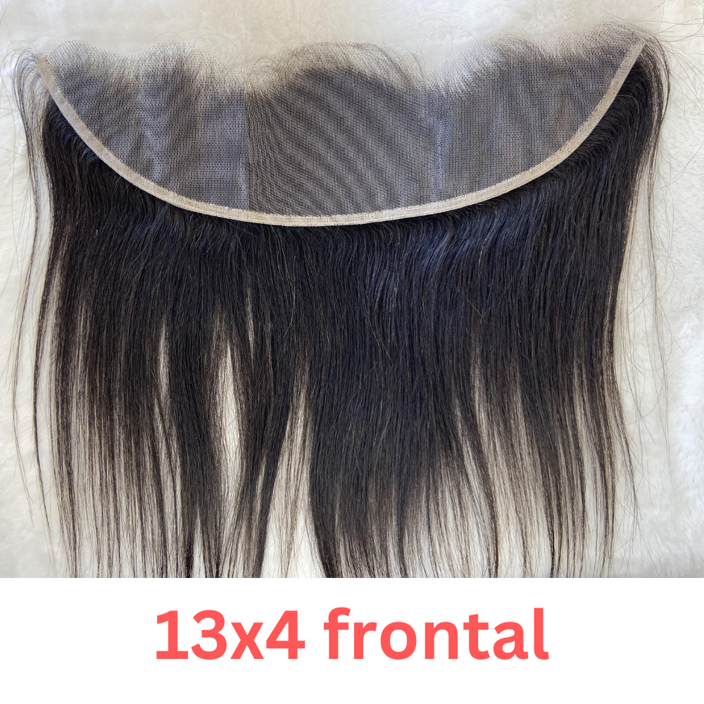We Heart Hair Straight 4X4/5X5/Lace Closure, 13x4 Lace Frontal Swiss Transparent Lace Virgin Hair Natural Black