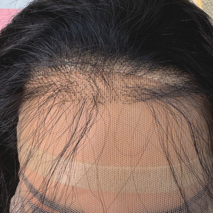 13X4 Full Frontal Burmese Curly 100% Virgin Hair 200% Density Natural Wave Wig Natural Color