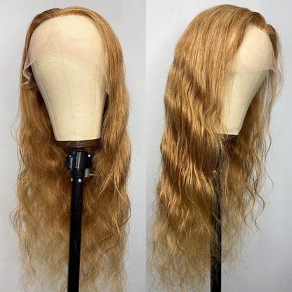 We Heart Hair Honey Blonde 13x4 Full Frontal Lace Front Human Hair Wig Body Wave