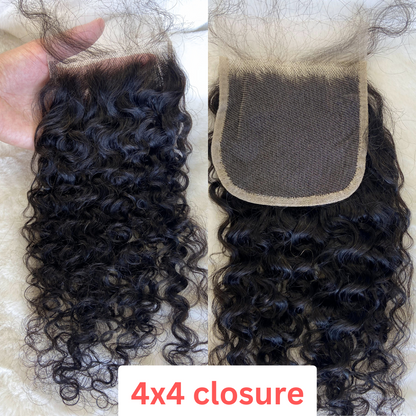 Malaysian Curly 4x4/5x5/13x4 Lace Closure & Frontal
