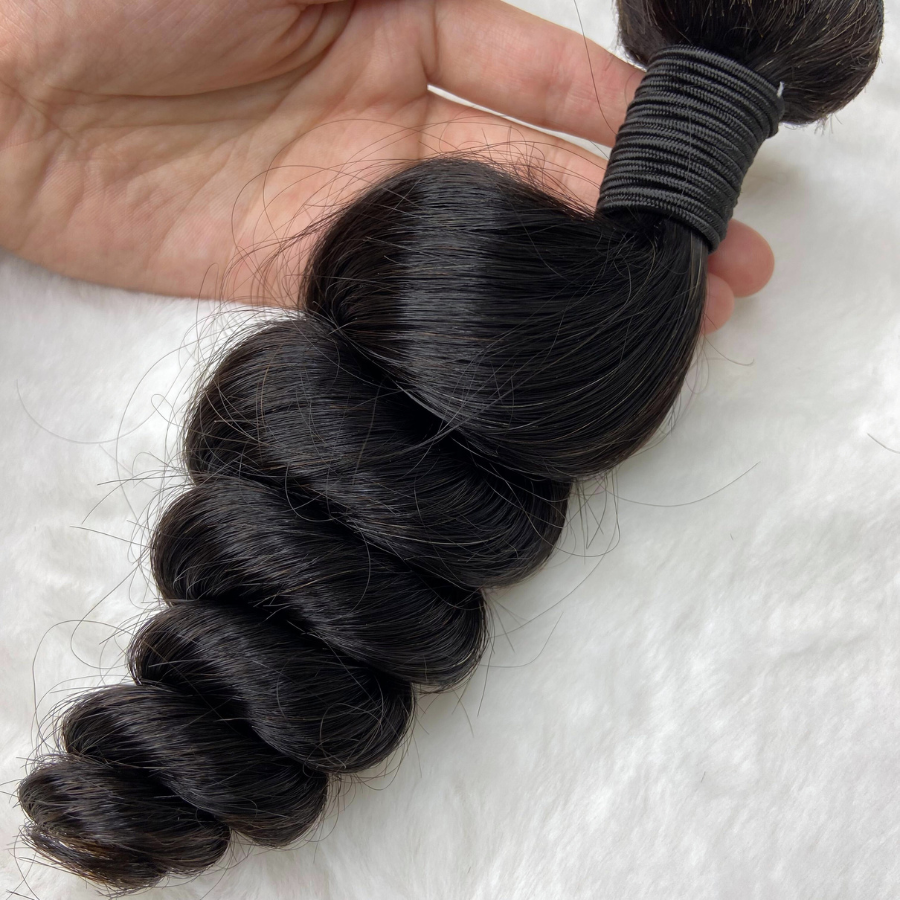 Loose Wave 100% Virgin Human Hair Bundle 1 Piece