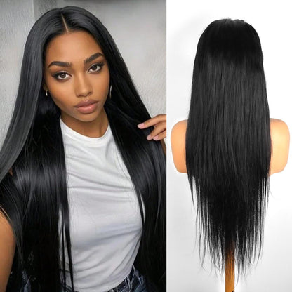 We Heart Hair 13x6 Full Frontal 100% Virgin Human Hair Straight Lace Front Wig 180% Density