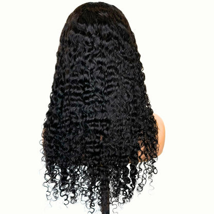 [We Heart Hair] Burmese Curly 6x6 Glueless Closure Lace Front Wig 100% Human Hair Curly Wig