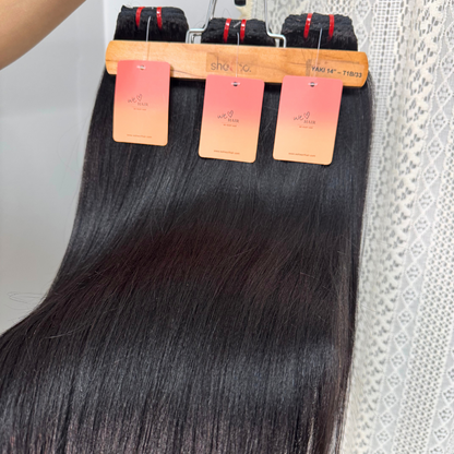 We Heart Hair Cambodian 11A Yaki Perm Straight Bundle 100% Virgin Human Hair