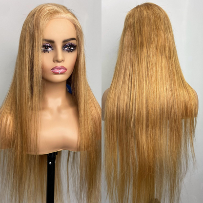 We Heart Hair Honey Blonde Straight Lace Front Human Hair Wig