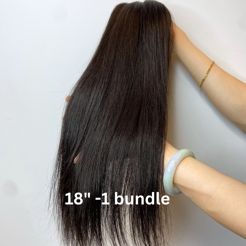 Cambodian 11A Virgin Human Hair Bundle Silky Straight 1 Bundle