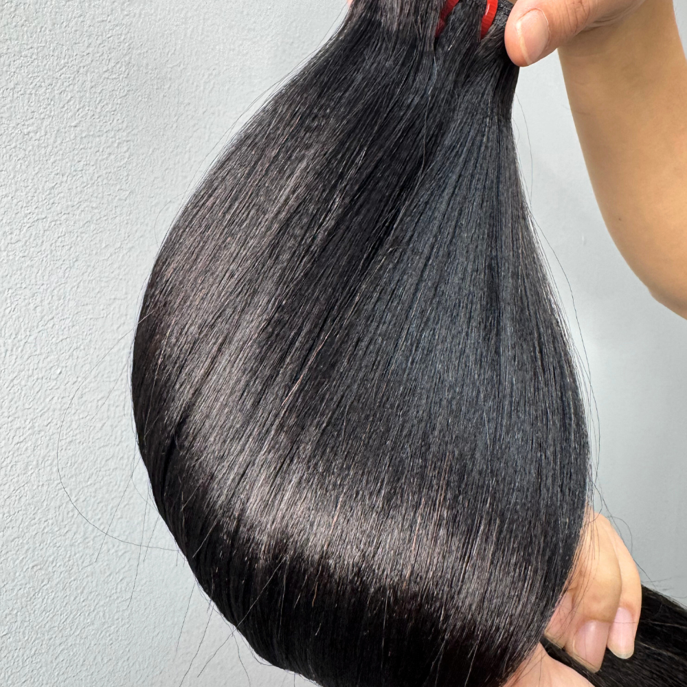 We Heart Hair Cambodian 11A Yaki Perm Straight Bundle 100% Virgin Human Hair