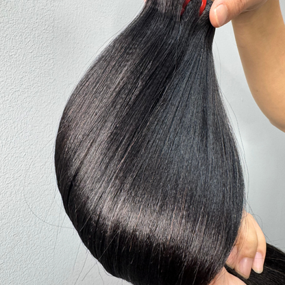 We Heart Hair Cambodian 11A Yaki Perm Straight Bundle 100% Virgin Human Hair