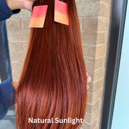 Chestnut Brown Cambodian 11A 100% Virgin Human Hair Straight Body Wave