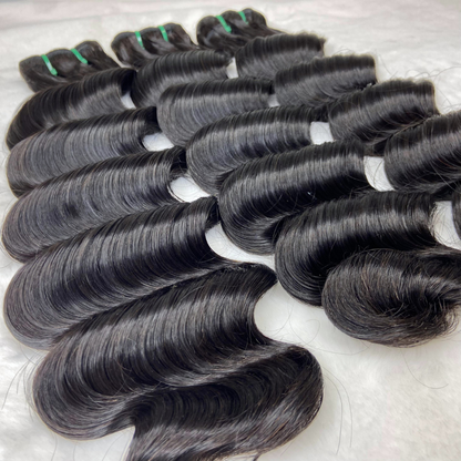 We Heart Hair Cambodian Double Drawn Hair Indian Romance Wave Natural Black 14 inch-26 inch