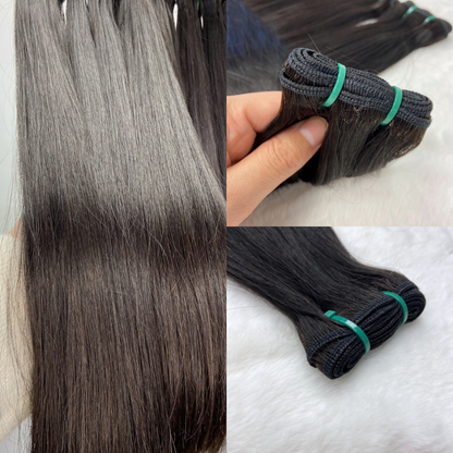 We Heart Hair Raw Cambodian Silky Straight Double Drawn Hair 14 inch-26 inch