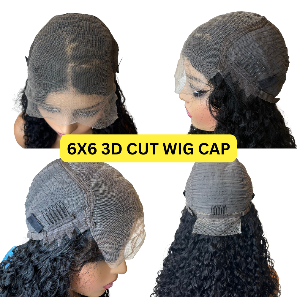 [We Heart Hair] Burmese Curly 6x6 Glueless Closure Lace Front Wig 100% Human Hair Curly Wig