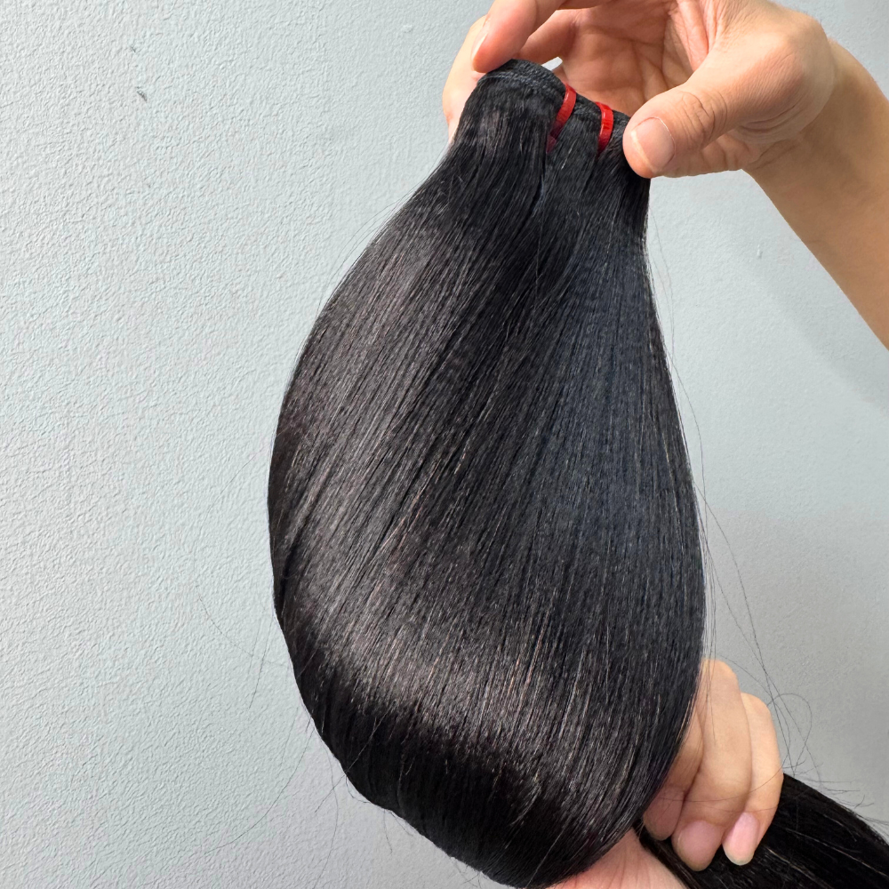 We Heart Hair Cambodian 11A Yaki Perm Straight Bundle 100% Virgin Human Hair