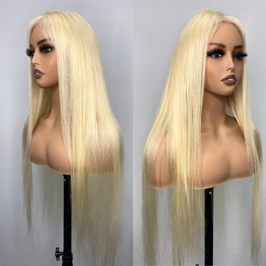 We Heart Hair 13x4 Lace Front Blonde Human Hair Wig Straight