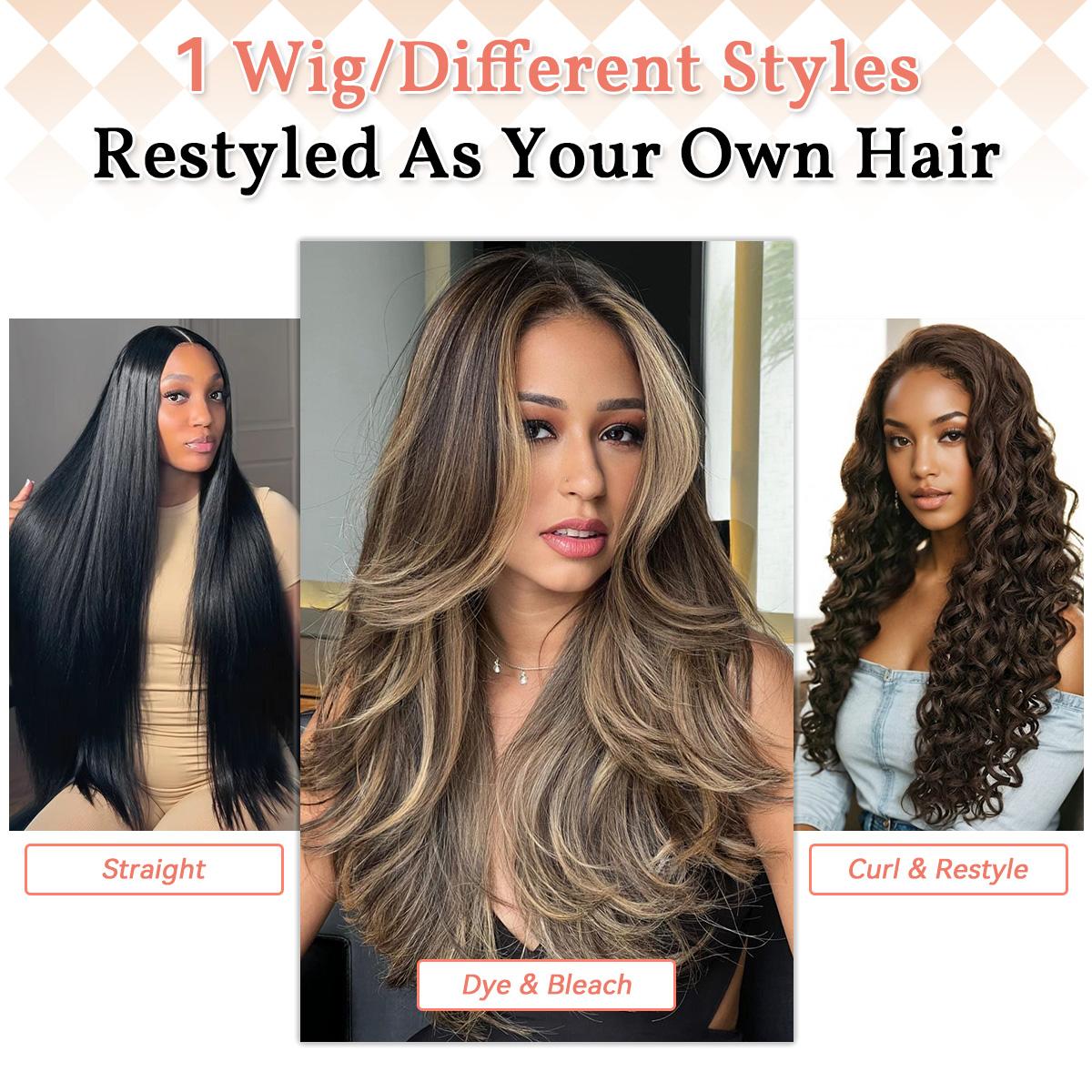 We Heart Hair 13x6 Body Wave Full Frontal Wig 100% Cambodian Human Hair 200% Density Lace Wig Transparent Lace