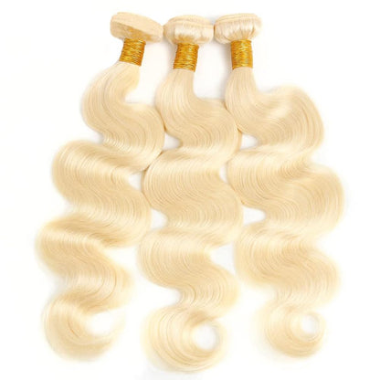 We Heart Hair 12A Blonde Hair Bundle Color 613 Straight Body Wave Deep Curly Blonde 100% Human Hair Bundle
