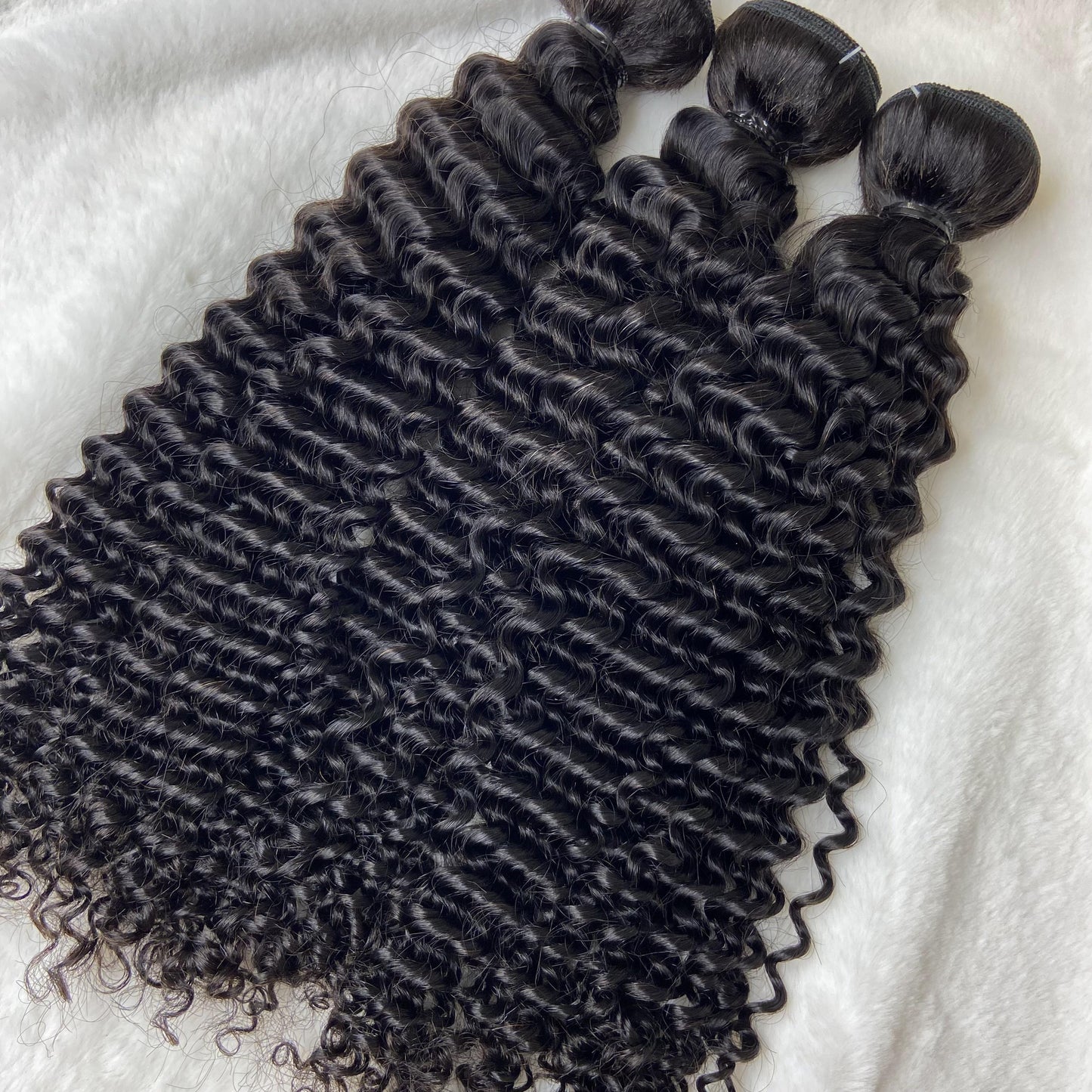 [We Heart Hair] Malaysian Virgin Human Hair Curly Deep Wave Body Wave 3 Bundles Kinky Straight Hair Bundle Deal