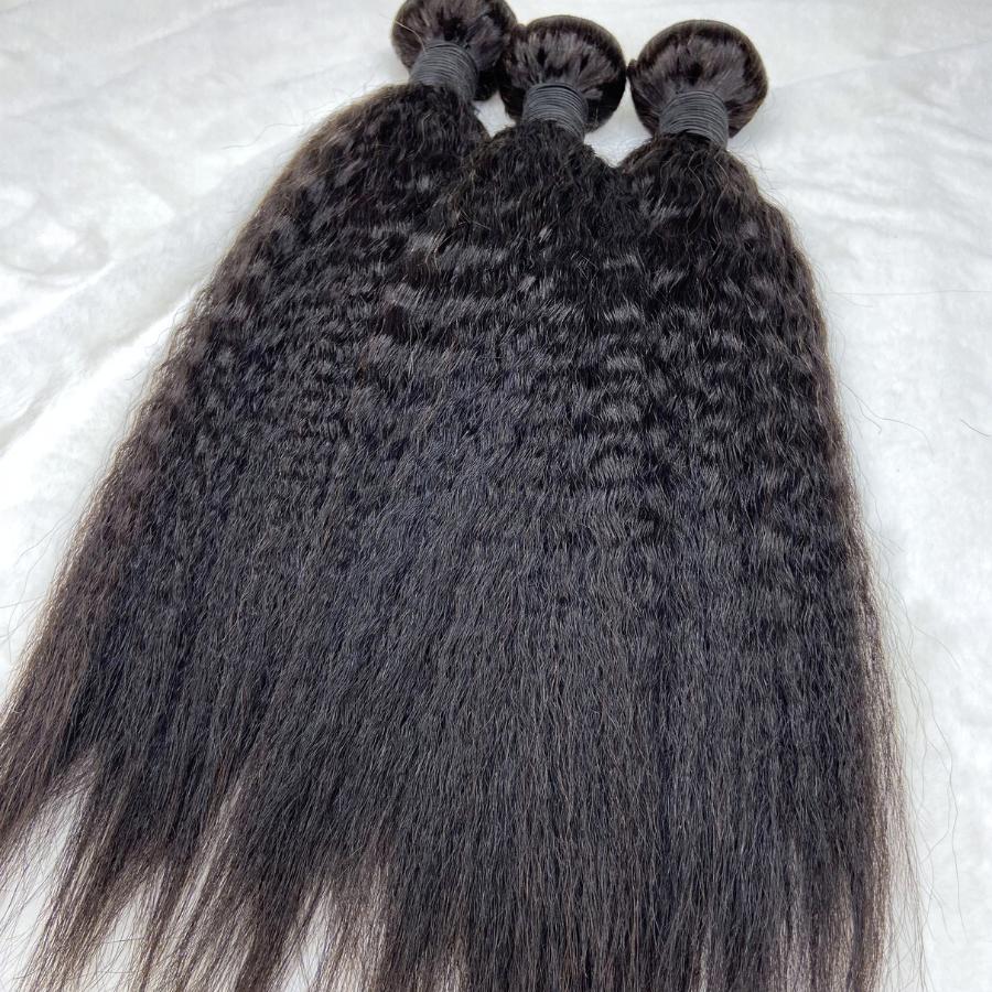 [We Heart Hair] Malaysian Virgin Human Hair Curly Deep Wave Body Wave 3 Bundles Kinky Straight Hair Bundle Deal
