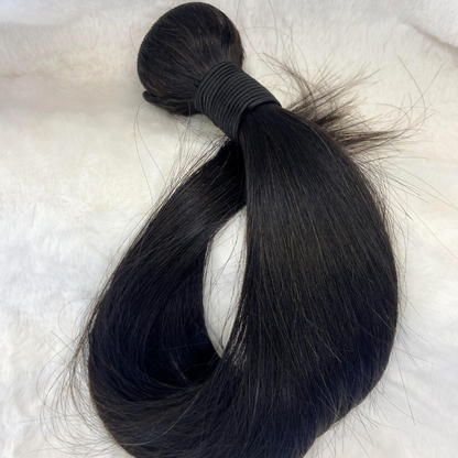 We Heart Hair 1PC Silky Straight 100% Virgin Human Hair Unprocessed Natural Black Hair Bundle