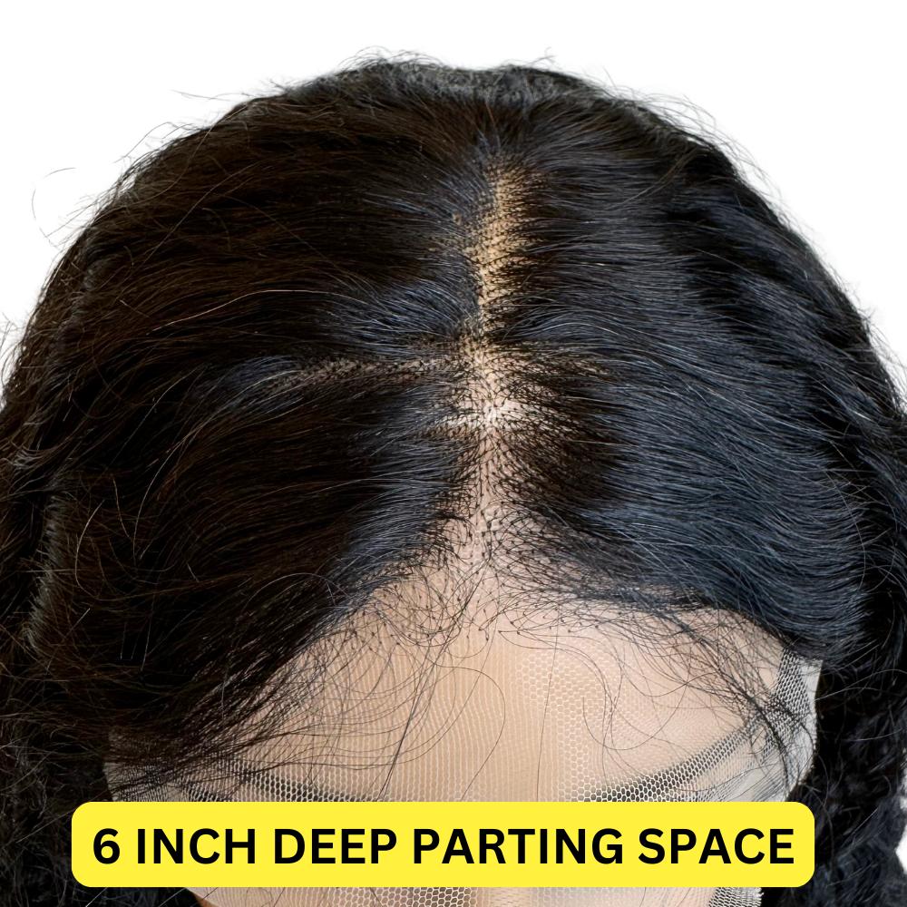 [We Heart Hair] Burmese Curly 6x6 Glueless Closure Lace Front Wig 100% Human Hair Curly Wig