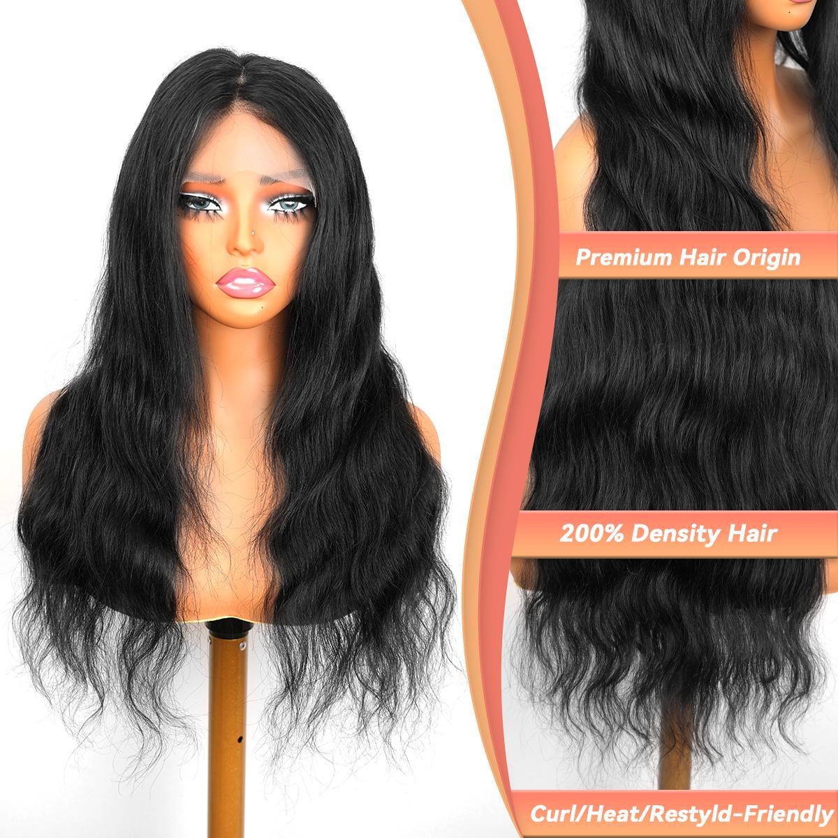 We Heart Hair 6x6 Glueless Closure 100% Virgin Human Hair Wig 200% Density Body Wave Straight Transparent Lace