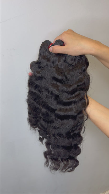 We Heart Hair Burmese Wavy 11A 100% Human Hair Natural Wavy